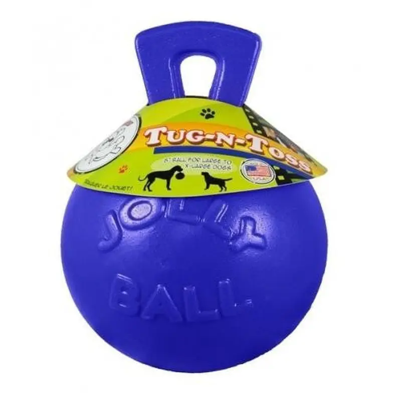 Jolly Pets Tug-N-Toss Blue 10" 