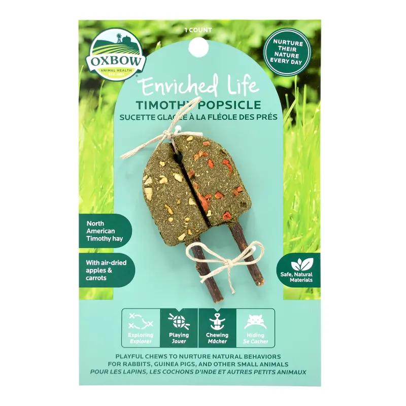 Oxbow Animal Health Enriched Life Timothy Popsicle Small Animal Chew One Size