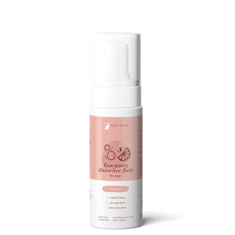 Energizing Grapefruit Natural Waterless Bath for Dogs 8 oz