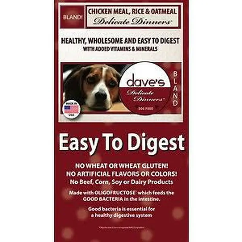 Dave's Pet Food Dog Delicate Dinner Adult 30lb 
