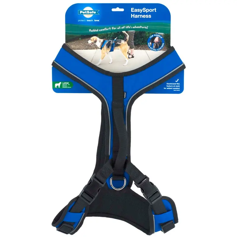 EasySport Comfortable Dog Harness Blue LG