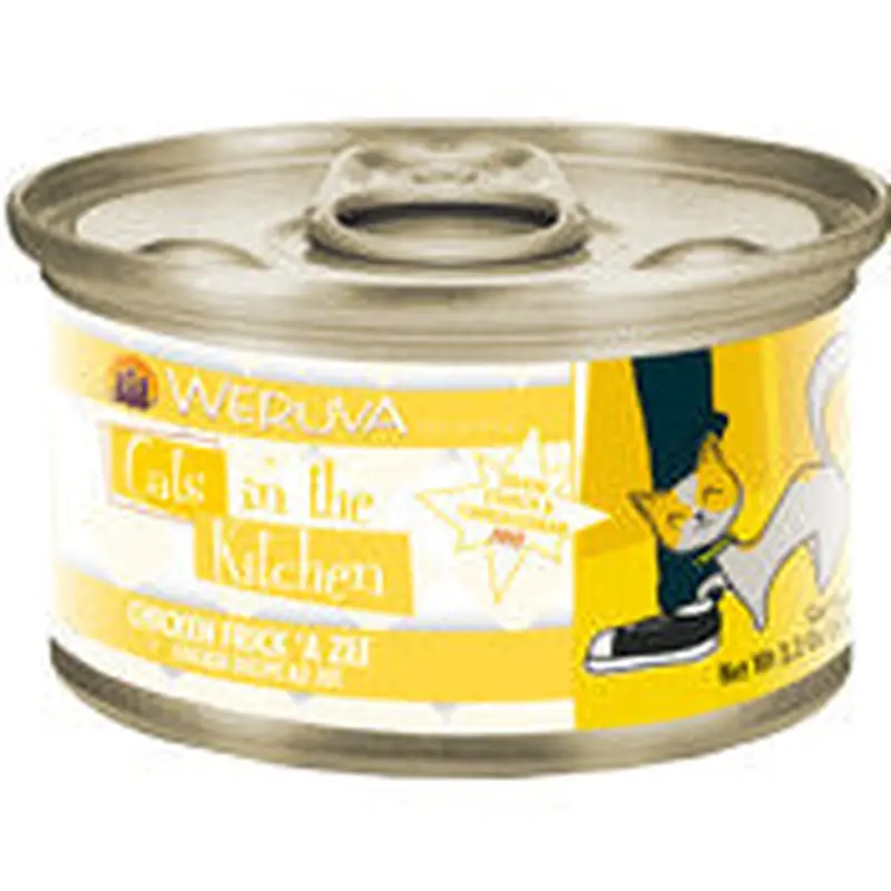 Weruva Chicken Recipe Au Jus Cans Chicken Frick 'a Zee Cat 24/3.2oz. 