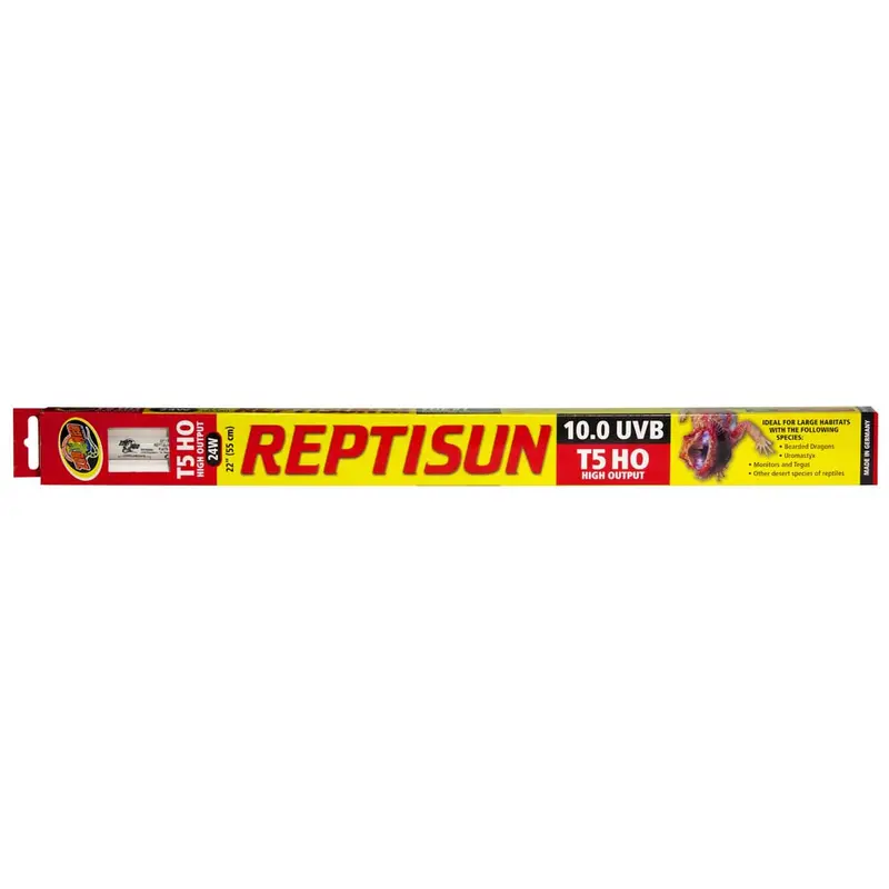 Zoo Med ReptiSun 10.0 UVB T5 HO High Output Lamp White 22 in (D)