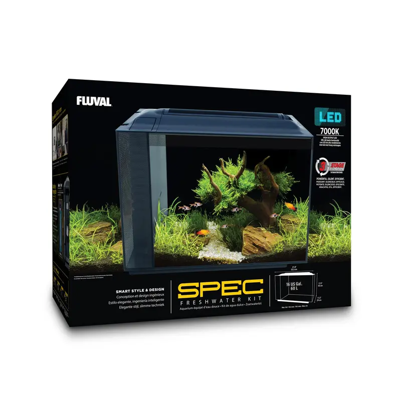 Fluval Spec Aquarium Kit  Black -16 gal. - 10525