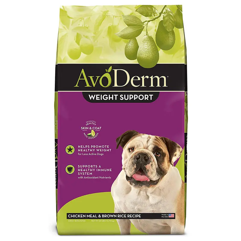 AvoDerm Weight Support Dry Dog Food - Chicken & Brown Rice - 28lb Bag