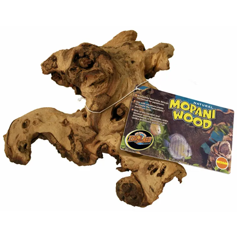 Zoo Med Aquarium Mopani Wood Brown 10in-12in MD