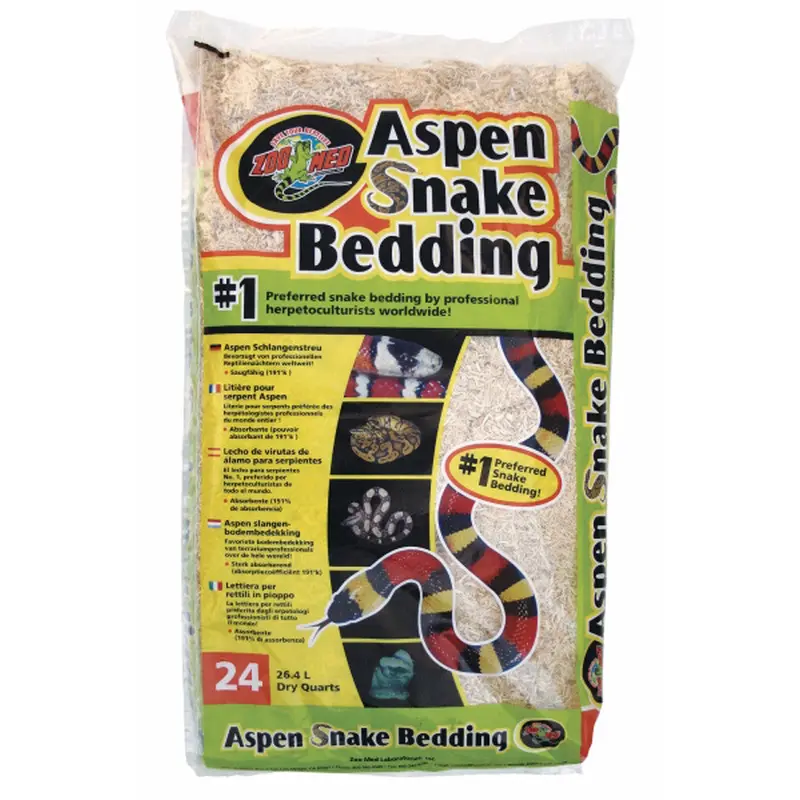 Zoo Med Aspen Snake Bedding Tan 24 qt