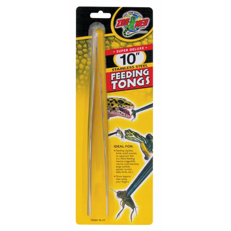 Zoo Med Stainless Steel Feeding Tong 10 in
