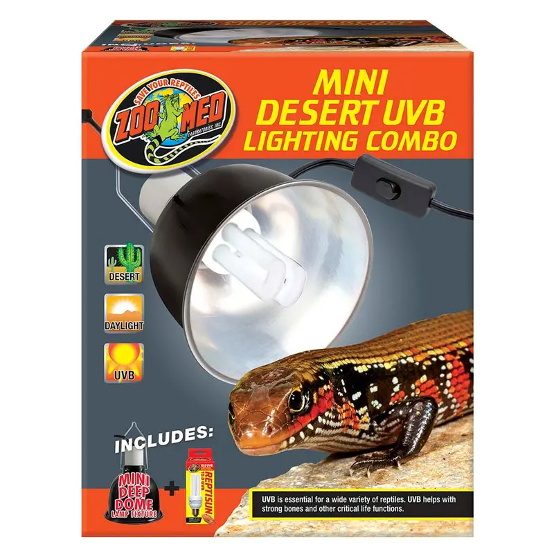Zoo Med Mini Desert UVB Lighting Combo