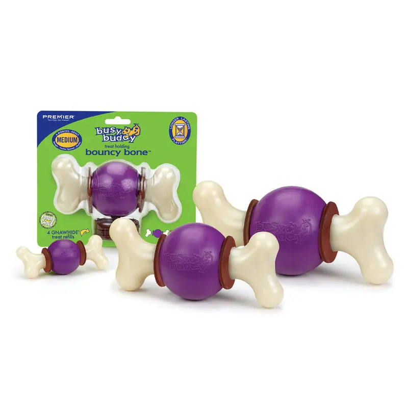 Busy Buddy Bouncy Bone Dog Chew Multi-Color MD