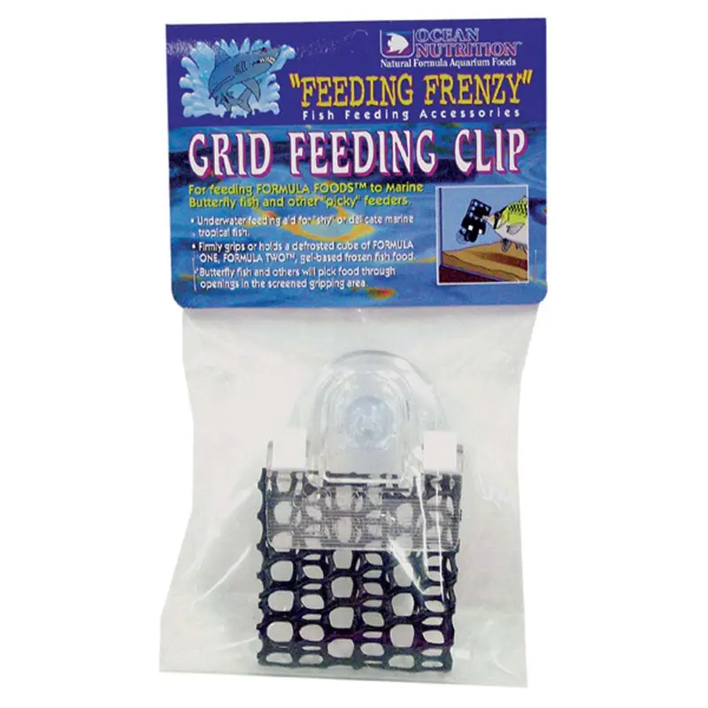 Ocean Nutrition Feeding Frenzy Grid Feeder Clip Black