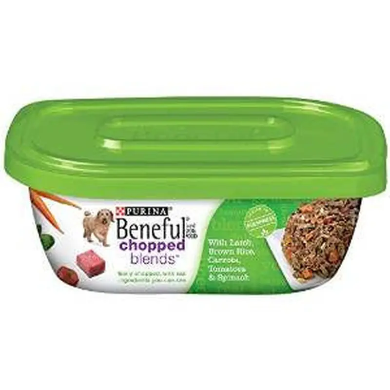 Beneful Chopped Blends With Lamb, Brown Rice, Carrots, Tomatoes & Spinach 8/10Oz 
