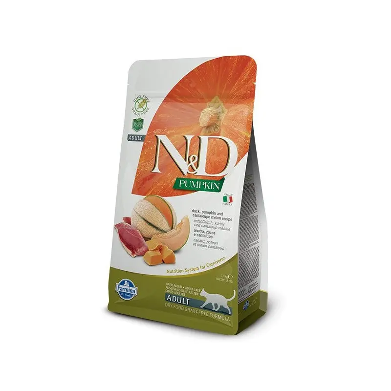 Farmina N&d Grain-free Pumpkin Duck & Cantaloupe Adult Cat 3.3lb 