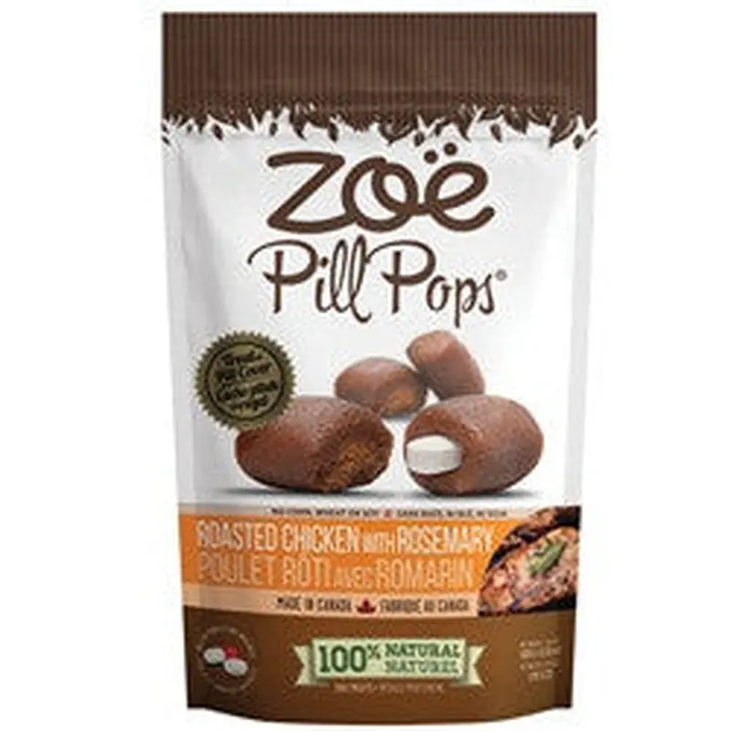 Hagen Zoe Pill Pops Pops Roasted Chicken 10x2 3.5oz 92047