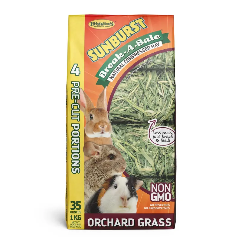 Higgins Sunburst Break-A-Bale Orchard Grass 35oz 