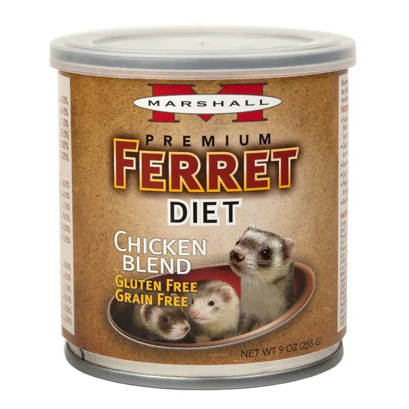 Marshall Premium Ferret Diet Chicken Blend Canned 9 oz