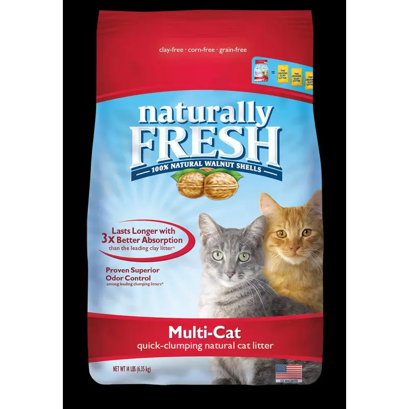 Naturally Fresh Multi-Cat Clumping Litter 14lb 