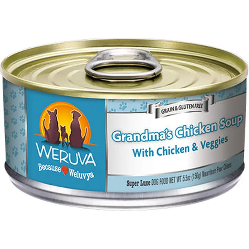 Weruva Grandma's Chicken Soup Can Dog 5.5oz/24 ct 