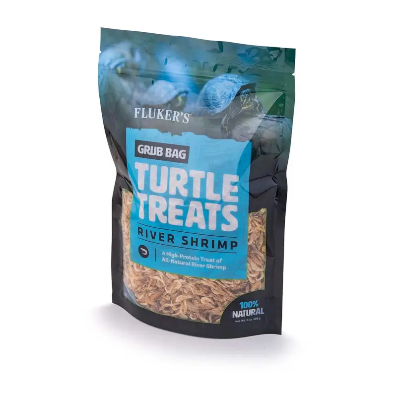 Fluker's Grub Bag Turtle Treat Rivershrimp Dry Food 6 oz