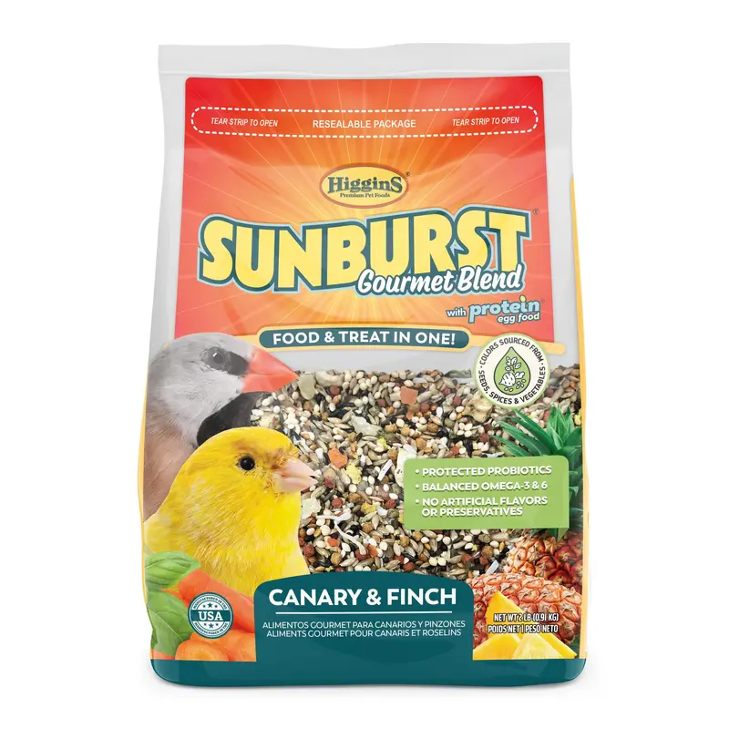 Higgins Sunburst Canary & Finch Food 2 lb