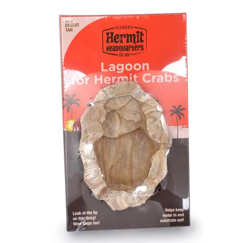 Fluker's Hermit Crab Lagoon Desert Tan 6in X 4in SM