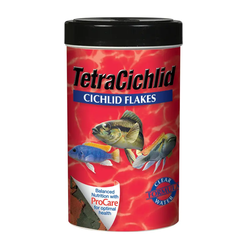 Tetra TetraCichlid Flakes Fish Food 2.82 oz