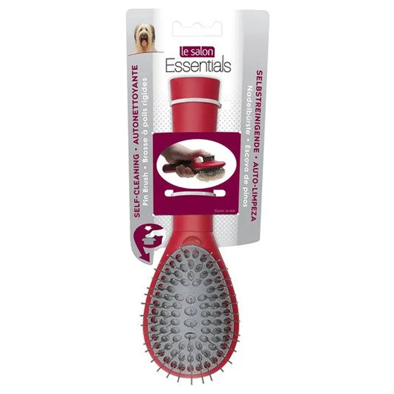 Hagen Le SalonSelf Cleaning Pin Brush, Large 91263
