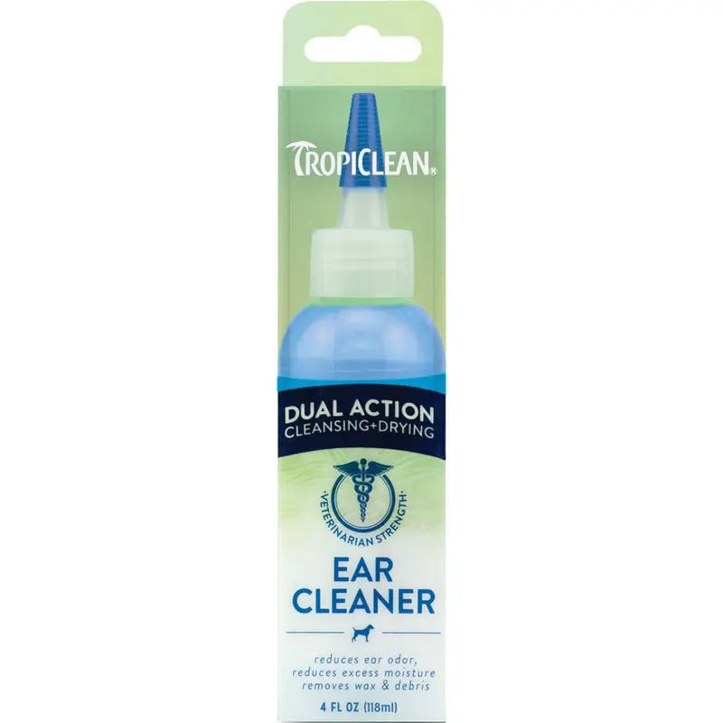 TropiClean Dual Action Ear Cleaner 4 fl. oz