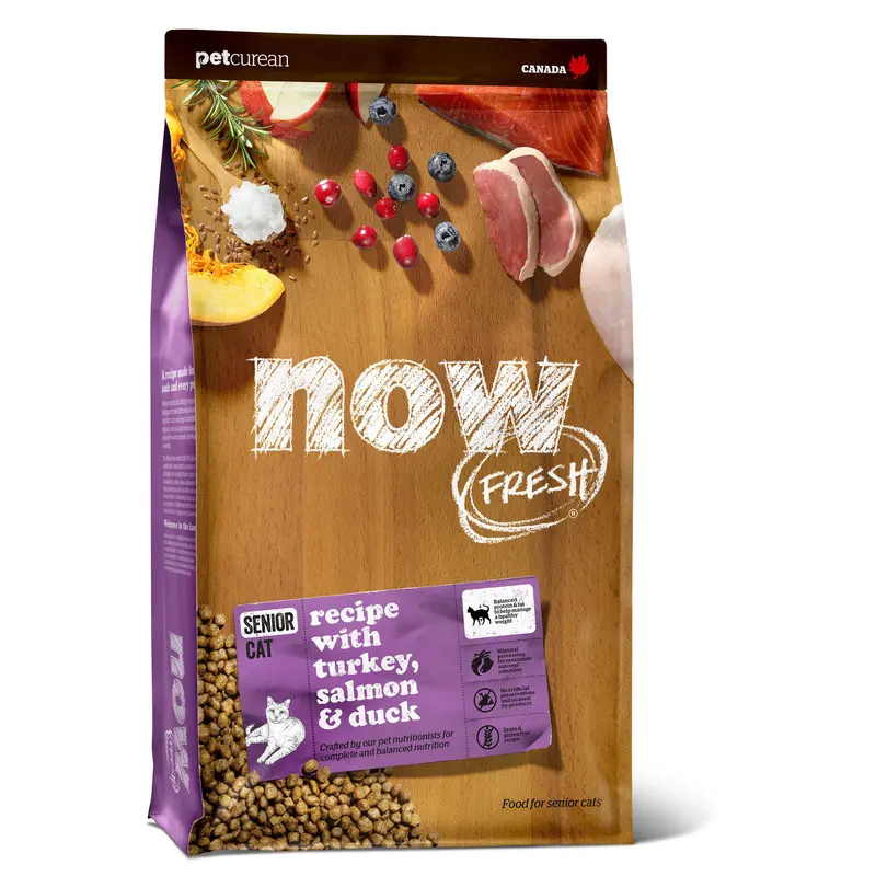 Now Fresh Grain Free Senior Recipe For Cats 8 lb