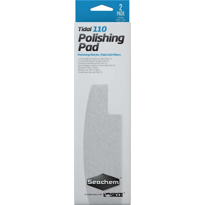 Seachem Tidal Polishing Pad For Tidal 100 Filters White 2 Pack