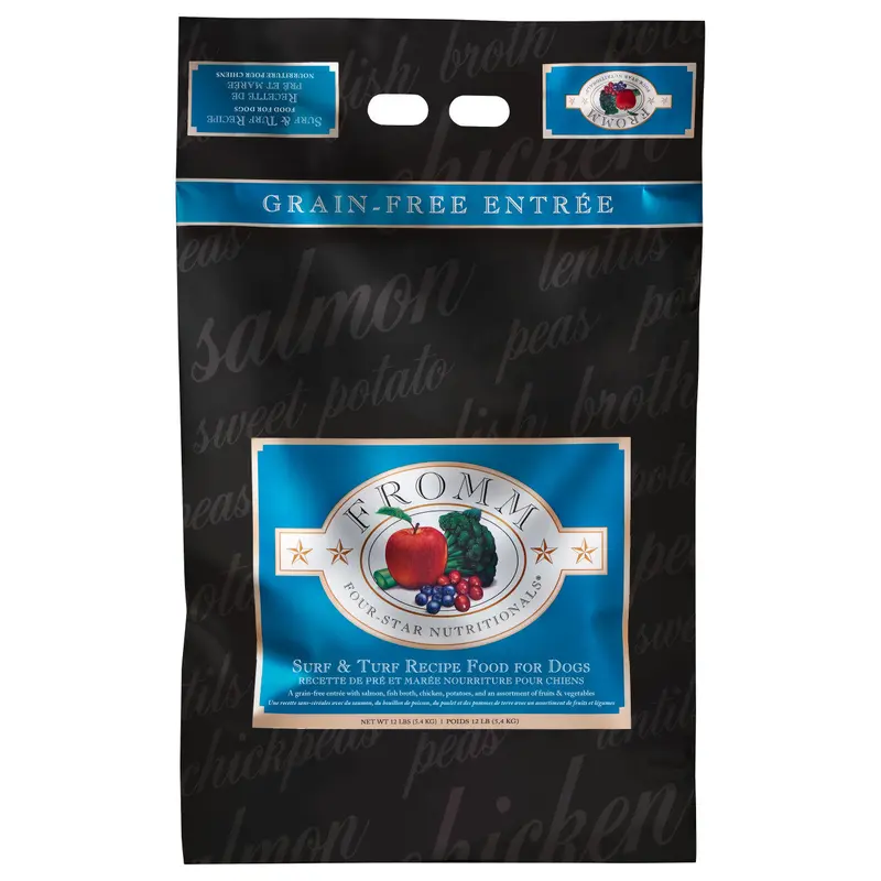 Fromm Four-Star Surf & Turf Recipe Dog Food 12 lb