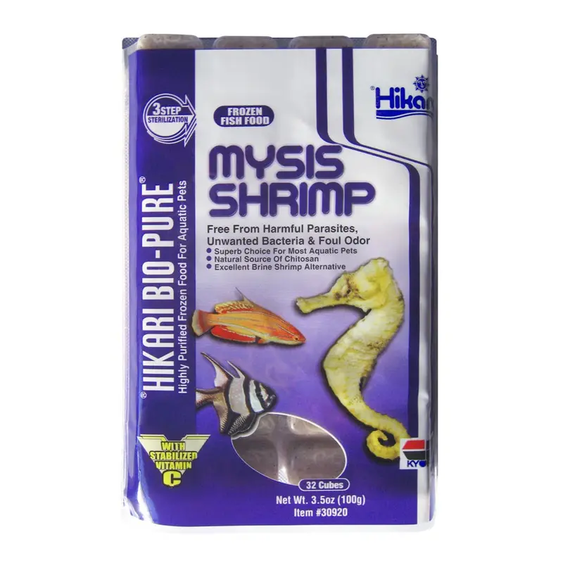 Hikari Bio-Pure Frozen Mysis Shrimp Fish Food 3.5 oz SD-5