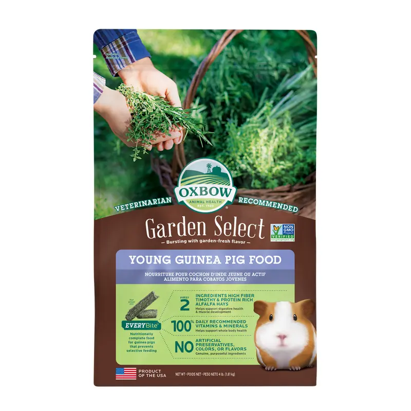 Oxbow Animal Health Garden Select Young Guinea Pig Food 4lb