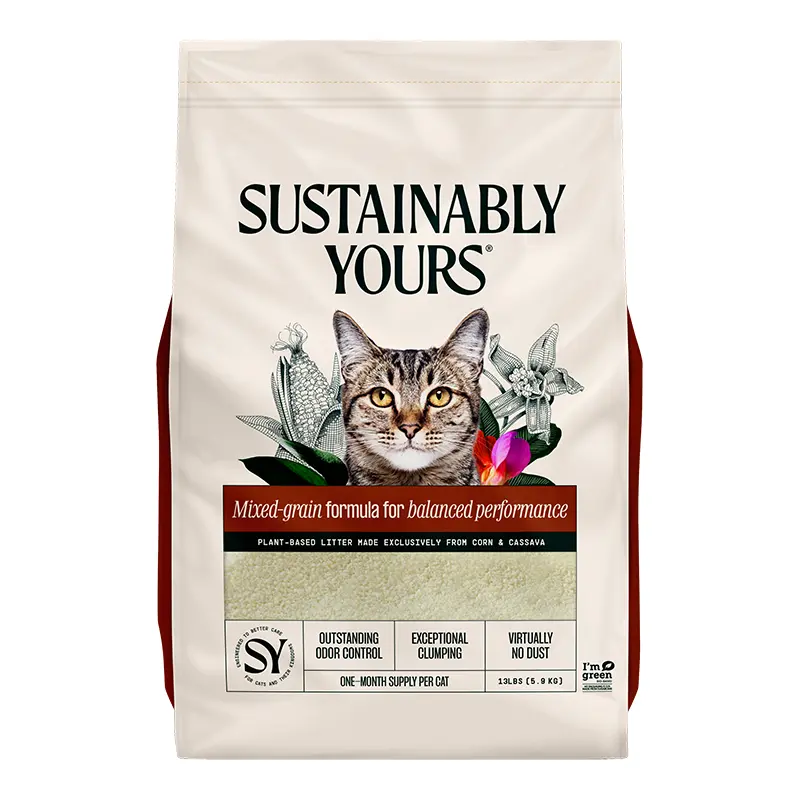 Sustainably Yours Cat Litter Mixed Grain 13lb 