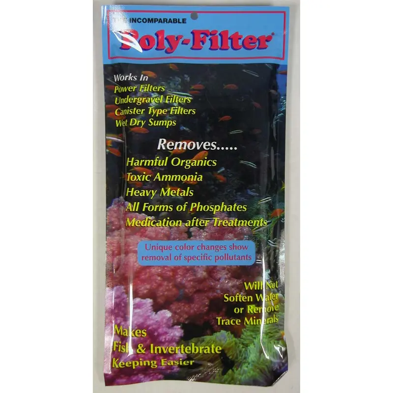 Poly Bio Marine Poly Filter Pad White 4 in x 8 in