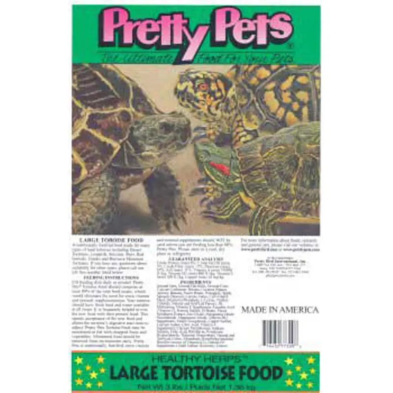 Pretty Bird International Large Tortoise Dry Food 3 lb