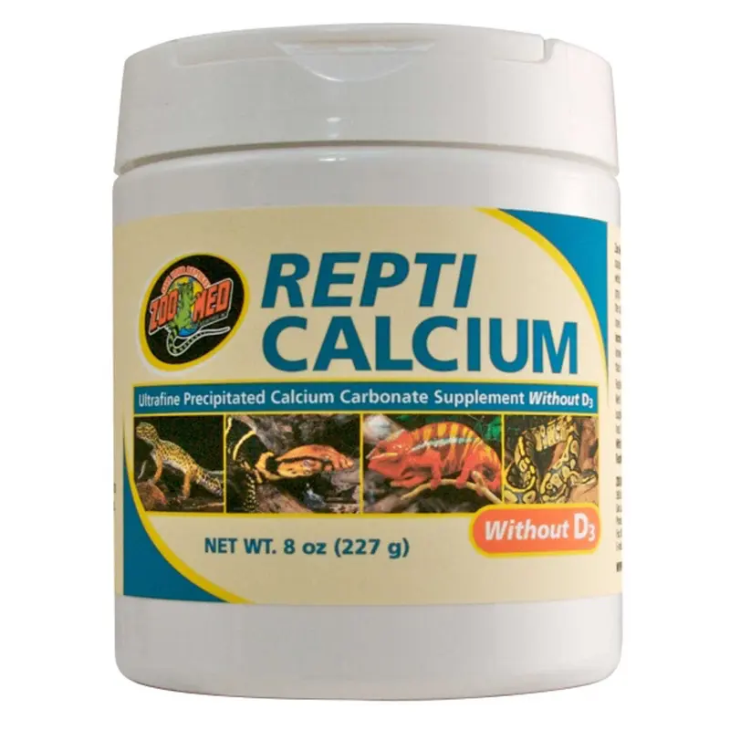 Zoo Med Repti Calcium without Vitamin D3 Reptile Supplement 8 oz