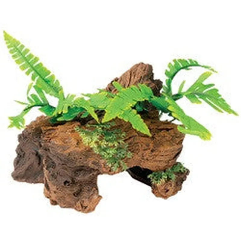 Marina Natural Malaysian Driftwood With Plants, sm 12256