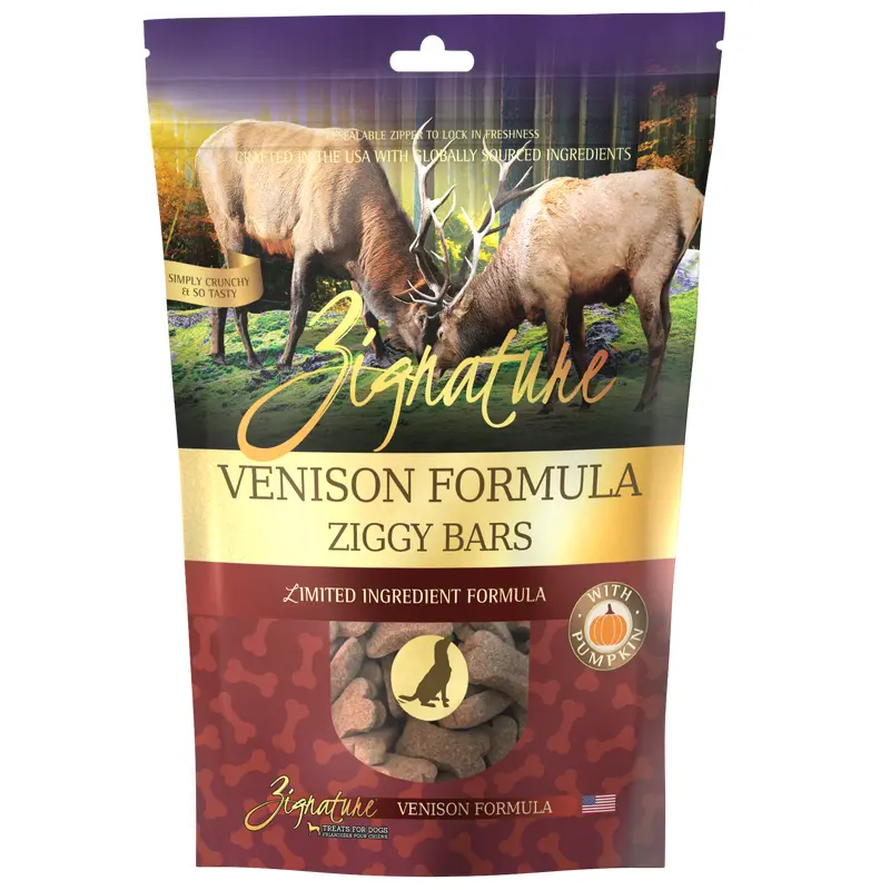 Zignature Venison Formula Biscuit Treats for Dog12 oz