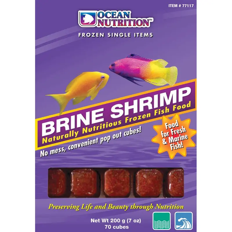 Ocean Nutrition Brine Shrimp Frozen Fish Food 7 oz SD-5