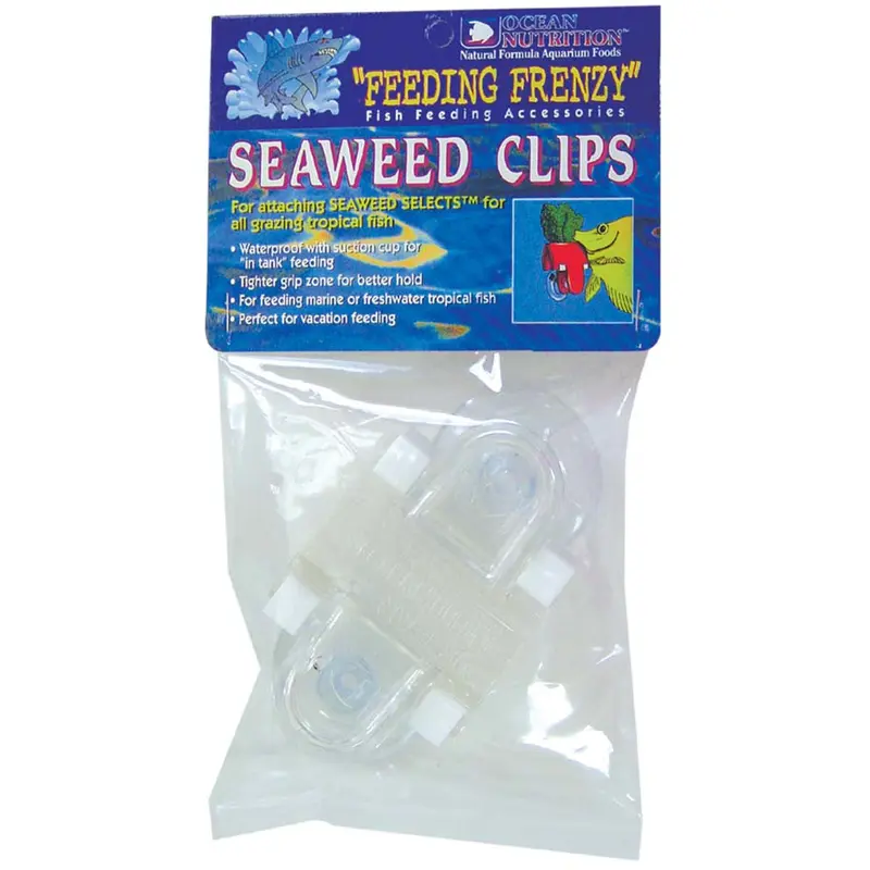 Ocean Nutrition Nutrition Feeding Frenzy Seaweed Clips Clear 2 Pack