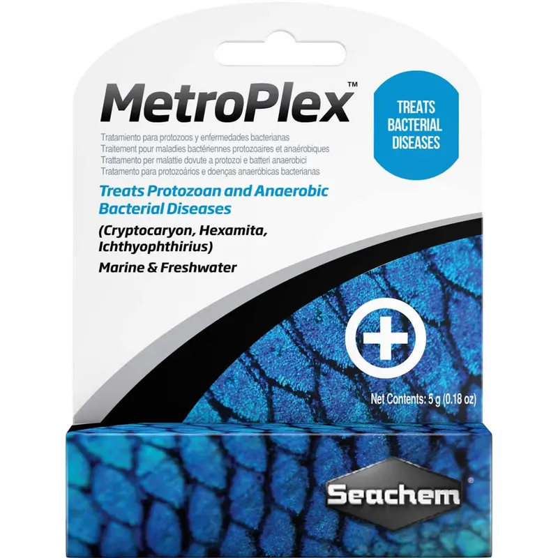 Seachem MetroPlex Parasitic and Bacterial Treatment 0.2 oz