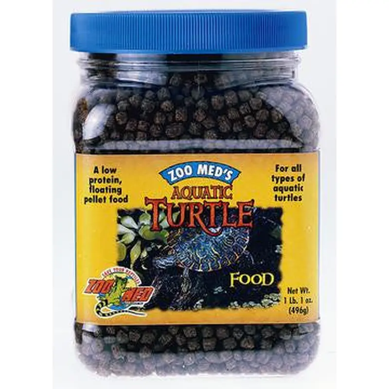 Zoo Med Natural Aquatic Turtle Food Growth Formula Dry Food 13 oz