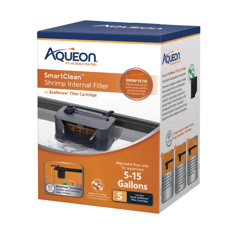 Aqueon QuietFlow Internal Filter with SmartClean Technology 5-10G