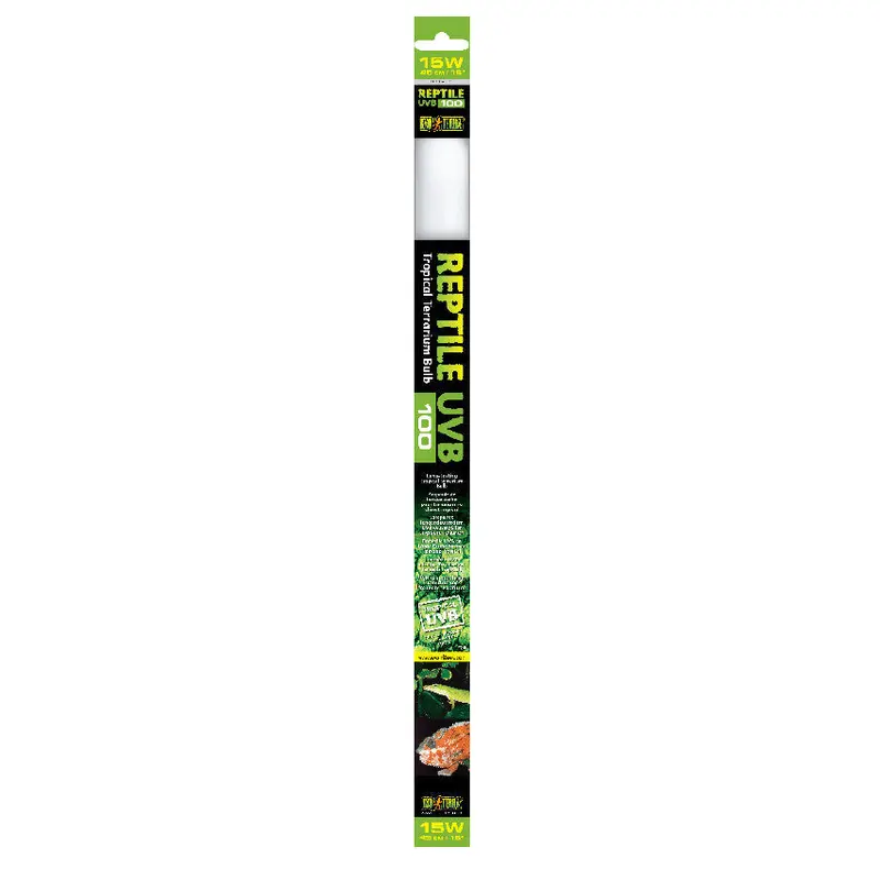 Exo Terra Fluorescent Bulb, UVB 100, 15W, 18"