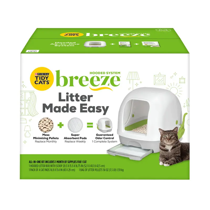 Tidy Cats Breeze Hood Litter Box System