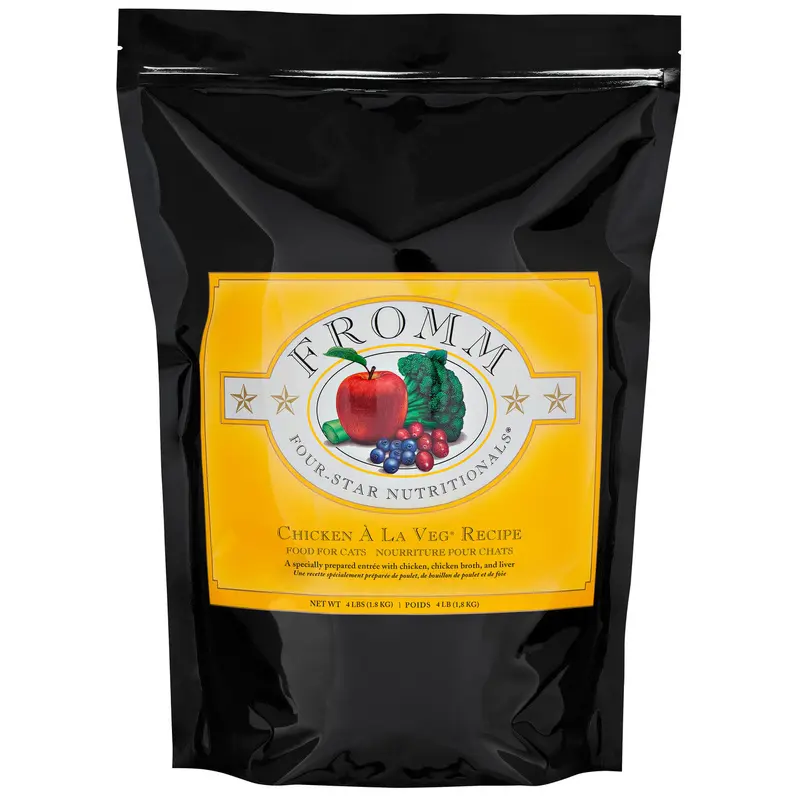 Fromm Four-Star Chicken A La Veg Recipe Cat Food 4 lb