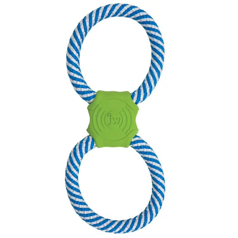 JW Pet Pet Giggle Tug Toy Multi-Color 12 in One Size