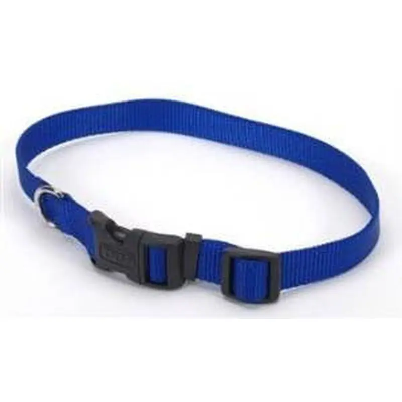 Coastal Pet ProduCats Tuff Buckle Adjustable Nylon Large Dog Collar Blue 1" X 14-20"-