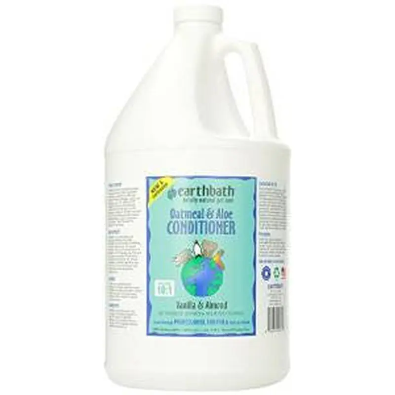 Earthbath Oatmeal & Aloe Conditioner, Vanilla Almond 1 Gallon 